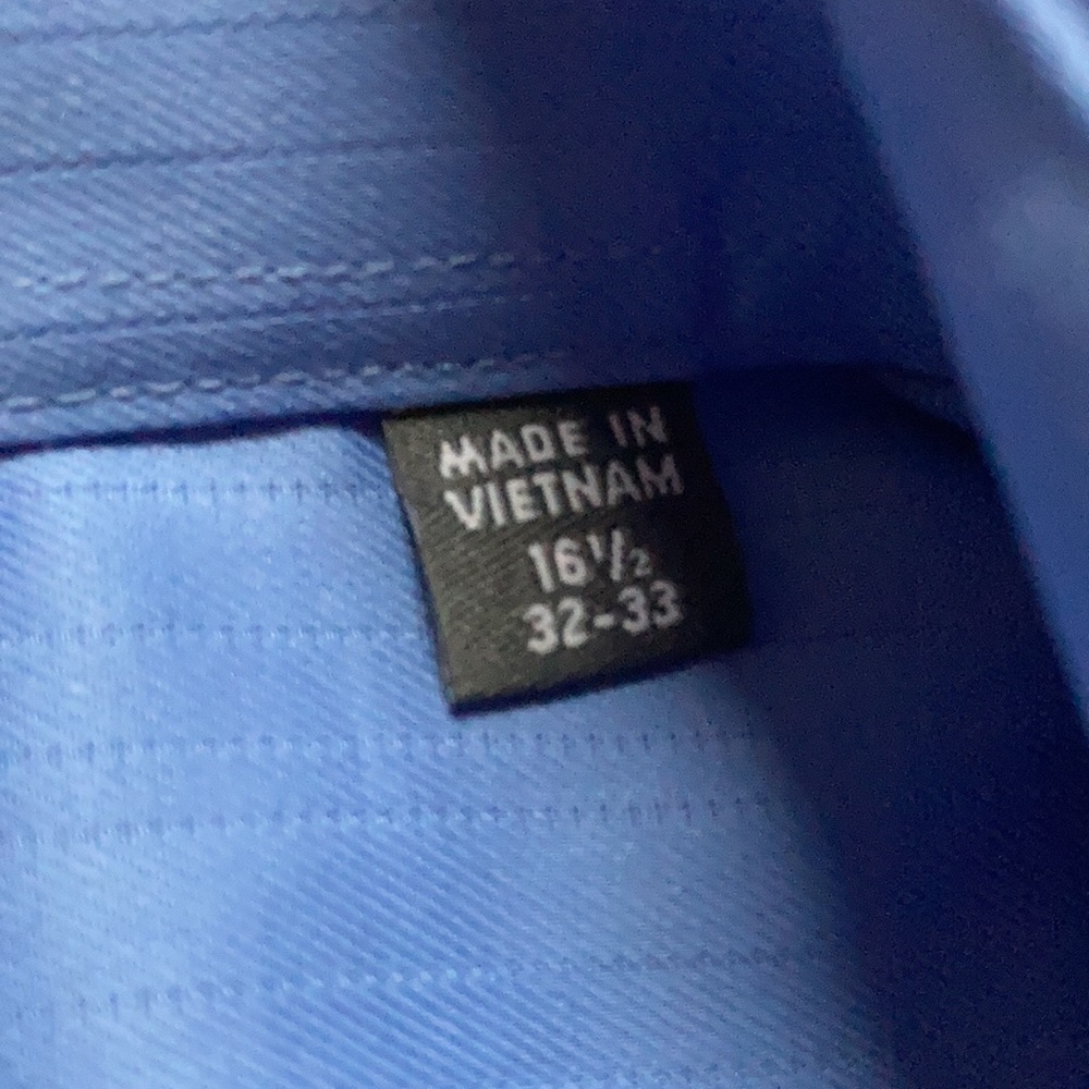 Kenneth Cole Blue Button Down Collared Shirt - image 3